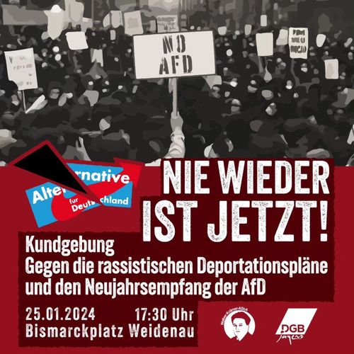 NIE WIEDER IST JETZT!